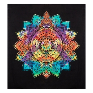 CURTAIN - Mandala Tie Dye 222cm x 222cm