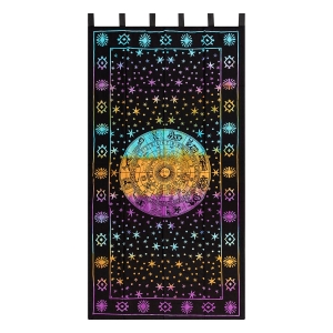 CURTAIN - Zodiac Tie Dye 111cm x 222cm