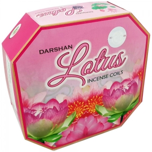 DARSHAN COIL - Lotus Incense (10 Coils)