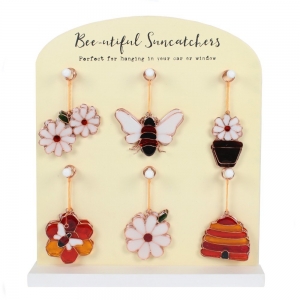 Bee-utiful Mini Suncatcher Display of 24 Pieces