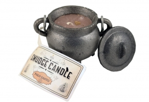 Smudge Candle - Cast Iron Cauldron Palo Santo 10cm