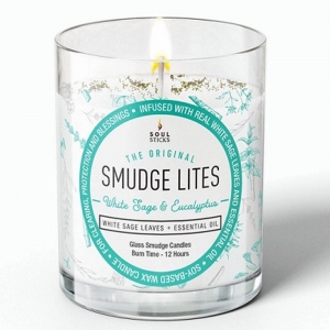 SMUDGE LITES - White Sage & Eucalyptus Soy Votive (12hr)