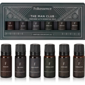 Folkessence Oils - The Man Club Gift Pack (Set of 6) 10ml