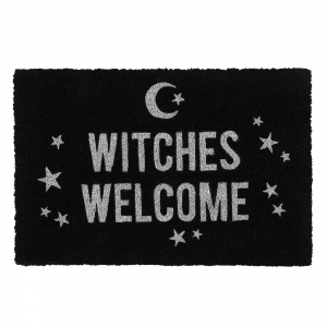 Door Mat - Black witches welcome
