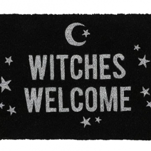 Door Mat - Black witches welcome