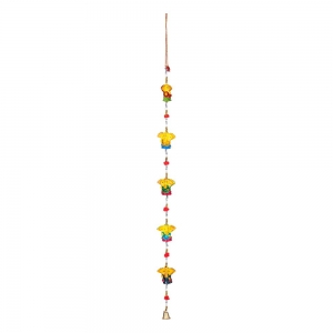 BELLS - Five Ganesha Polyresin on String 80cm