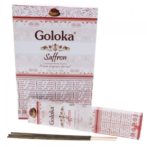 GOLOKA INCENSE - Saffron 15gms