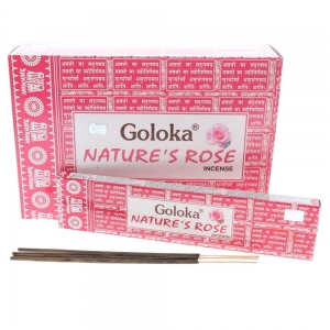 GOLOKA INCENSE - Natures Rose 15gms