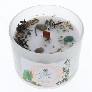 GEMSTONE CANDLE - Good Luck Patchouli 256gms