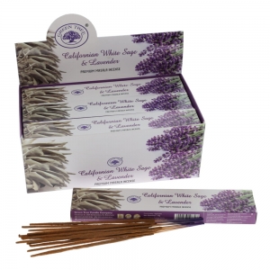 Green Tree Incense 15gms - Californian White Sage & Lavender