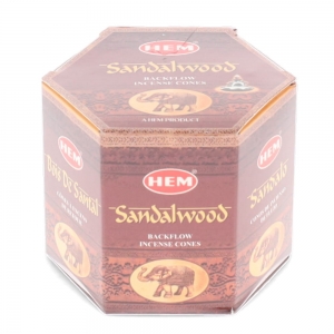 HEM BACKFLOW - Sandalwood Incense (40 Cones)