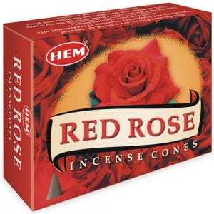 Hem Cone Incense - Red Rose