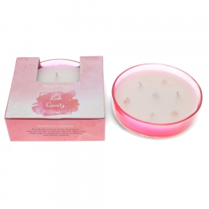 CANDLE - Healing Stones Scented Candle Rose Quartz 200gms