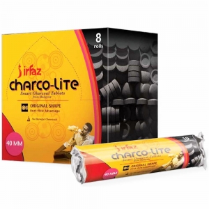 Charcoal - IRFAZ Charco-Lite 40mm Quick Lite (80 Tablets)