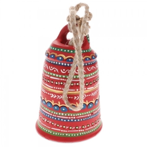 40% OFF - BELLS - Clay Crafted Red 18cm
