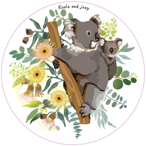 FRIDGE MAGNET - Koala and Joey