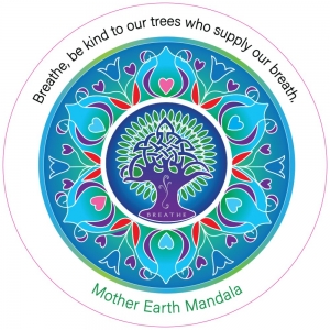 FRIDGE MAGNET - Mother Earth Mandala