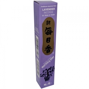 Morning Star - Lavender 50 Bambooless Incense Sticks with Holder