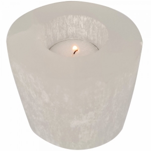 SELENITE - Natural Candle Holder 8cm