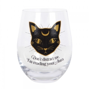 Reading Your Aura Stemless Wine Glass