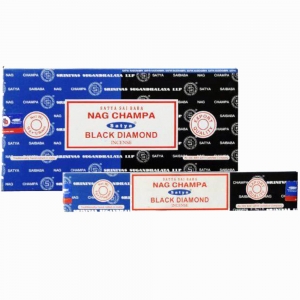 SALE (SAVE 30%) - Satya Dual 16gms - Nag Champa Black Diamond