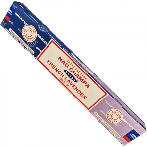 SALE (SAVE 30%) - Satya Dual 16gms - Nag Champa French Lavender Incense