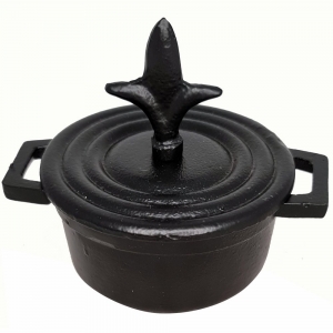 CAULDRON - Cast Iron Iron Pot 5cm x 9.5cm