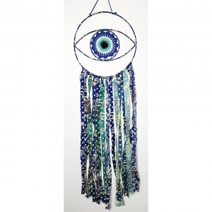 CLEARANCE - WALL HANGING - Evil eye with threads 29cm x 110cm