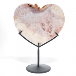 40% OFF - Pink Amethyst Heart on Stand 2170gms 29cm