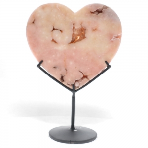 40% OFF - Pink Amethyst Heart on Stand 2253gms 30cm