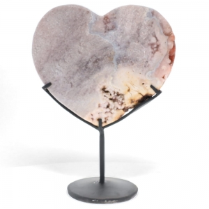 40% OFF - Pink Amethyst Heart on Stand 2912gms 30cm