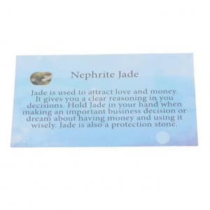 CRYSTAL INFO CARD - JADE NEPHRITE