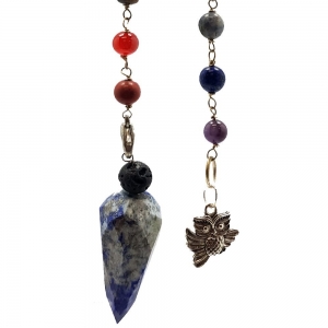 40% OFF - PENDULUM - Lapiz Faceted with Charms