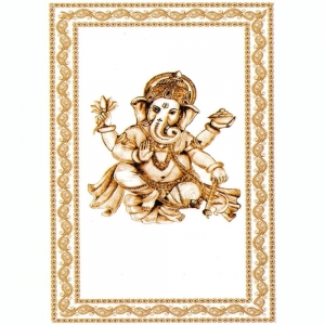 40% OFF - TAPESTRY - Ganesha Gold and White 140 X 210cm