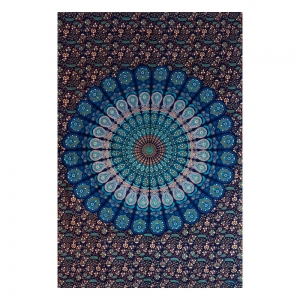 TAPESTRY - Mirchi Mandala Blue 140cm x 210cm