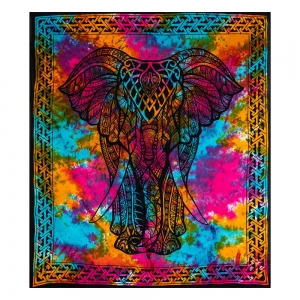 TAPESTRY - Elephant Tie Dye 210cm x 240cm