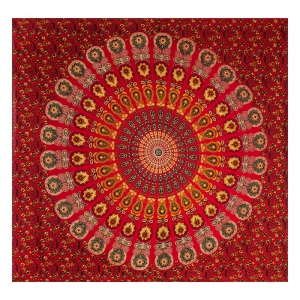 TAPESTRY - Mirchi Mandala Red 210cm x 240cm