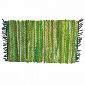 CLEARANCE - COTTON RUG - Striped Assorted Colours 50cm x 80cm