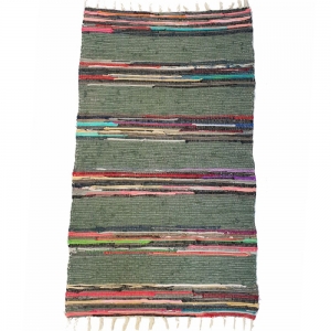 CLOSE OUT - COTTON RUG - Chindhi Stripe Assorted 90cm x 150cm