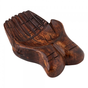 HAND BOWL - Wooden Medium 16cm x 12cm