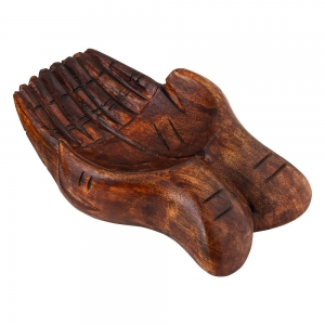 HAND BOWL - Wooden Large 20cm x 13cm