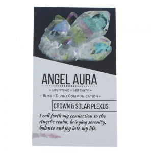 40% OFF - CRYSTAL INFO CARD - Angel Aura