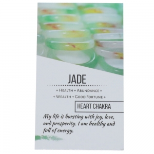 CRYSTAL INFO CARD - Jade