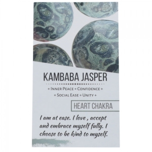 CRYSTAL INFO CARD - Kambaba