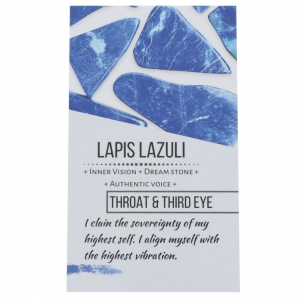 CRYSTAL INFO CARD - Lapis Lazuli