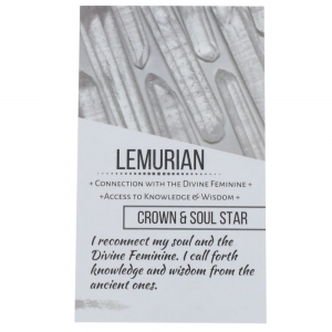 CRYSTAL INFO CARD - Lemurian