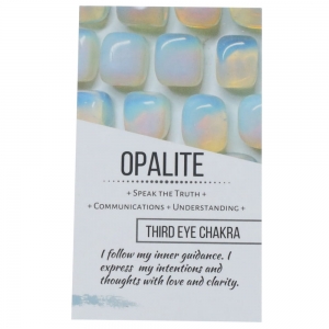 CRYSTAL INFO CARD - Opalite