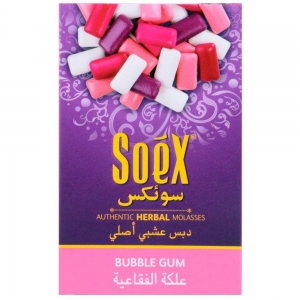 Soex Shisha 50gms - Bubble Gum Flavour