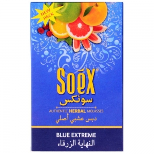 Soex Shisha 50gms - Blue Extreme Flavour