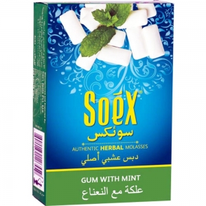 Soex Shisha 50gms - Gum with Mint Flavour
